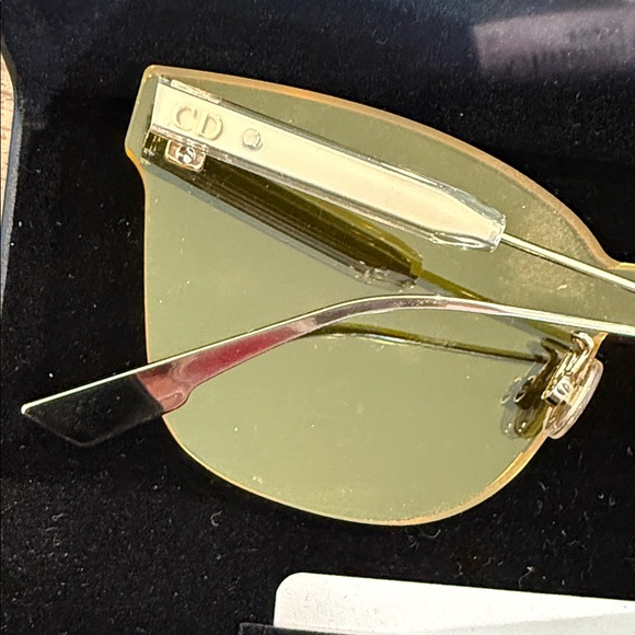 Dior Rimless Yellow Cat-Eye Sunglasses - Picture 5 of 5